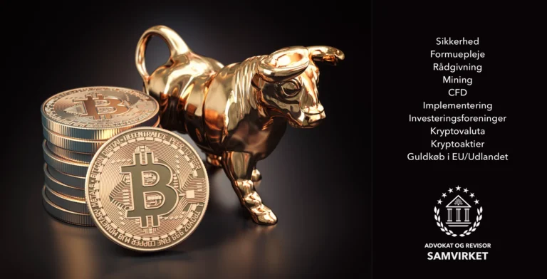 formuepleje med kryptovaluta, guld og ejendomme